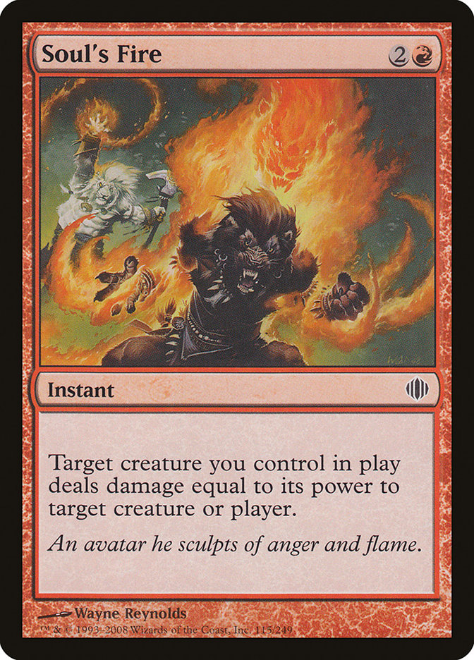 Soul's Fire [Shards of Alara] - Magic: The Gathering - Card Brawlers | Quebec | Canada |
