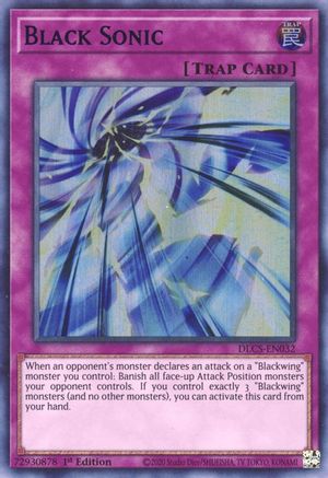 Black Sonic (Blue) [DLCS-EN032] Ultra Rare - Yu-Gi-Oh! - Card Brawlers | Quebec | Canada |