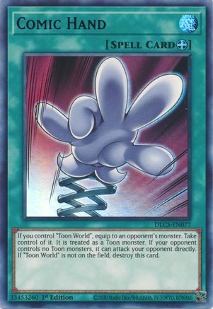 Comic Hand (Purple) [DLCS-EN077] Ultra Rare - Yu-Gi-Oh! - Card Brawlers | Quebec | Canada |