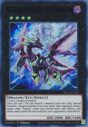 Galaxy Stealth Dragon (Green) [DLCS-EN126] Ultra Rare - Yu-Gi-Oh! - Card Brawlers | Quebec | Canada |
