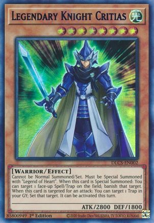 Legendary Knight Critias (Green) [DLCS-EN002] Ultra Rare - Yu-Gi-Oh! - Card Brawlers | Quebec | Canada |