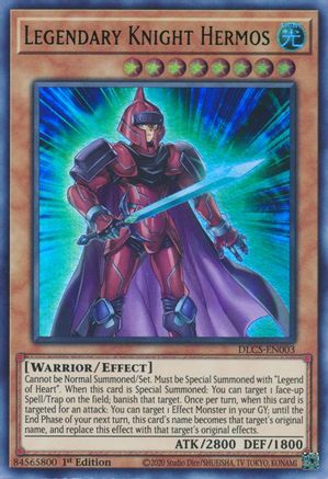 Legendary Knight Hermos (Green) [DLCS-EN003] Ultra Rare - Yu-Gi-Oh! - Card Brawlers | Quebec | Canada |