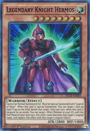 Legendary Knight Hermos (Purple) [DLCS-EN003] Ultra Rare - Yu-Gi-Oh! - Card Brawlers | Quebec | Canada |