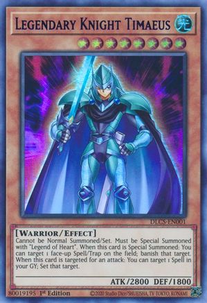 Legendary Knight Timaeus (Purple) [DLCS-EN001] Ultra Rare - Yu-Gi-Oh! - Card Brawlers | Quebec | Canada |