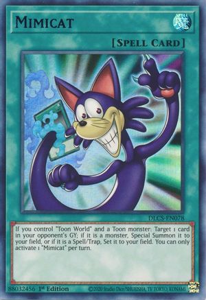 Mimicat (Blue) [DLCS-EN078] Ultra Rare - Yu-Gi-Oh! - Card Brawlers | Quebec | Canada |