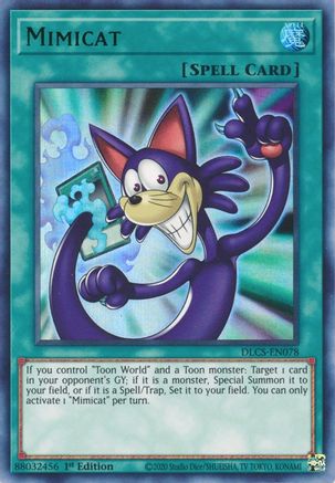 Mimicat (Green) [DLCS-EN078] Ultra Rare - Yu-Gi-Oh! - Card Brawlers | Quebec | Canada |
