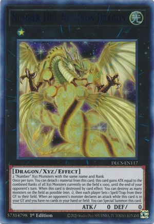 Number 100: Numeron Dragon (Blue) [DLCS-EN117] Ultra Rare - Yu-Gi-Oh! - Card Brawlers | Quebec | Canada |