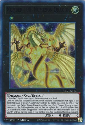 Number 100: Numeron Dragon (Purple) [DLCS-EN117] Ultra Rare - Yu-Gi-Oh! - Card Brawlers | Quebec | Canada |