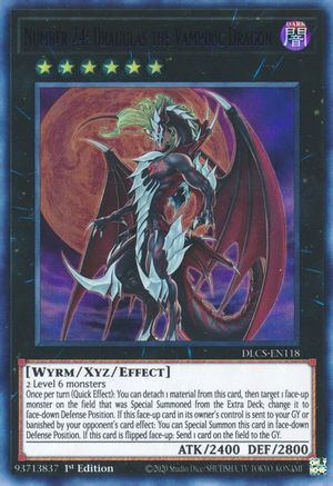 Number 24: Dragulas the Vampiric Dragon (Purple) [DLCS-EN118] Ultra Rare - Yu-Gi-Oh! - Card Brawlers | Quebec | Canada |