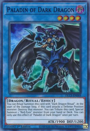 Paladin of Dark Dragon (Blue) [DLCS-EN069] Ultra Rare - Yu-Gi-Oh! - Card Brawlers | Quebec | Canada |