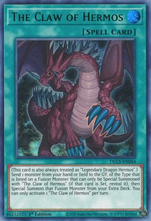 The Claw of Hermos (Green) [DLCS-EN064] Ultra Rare - Yu-Gi-Oh! - Card Brawlers | Quebec | Canada |