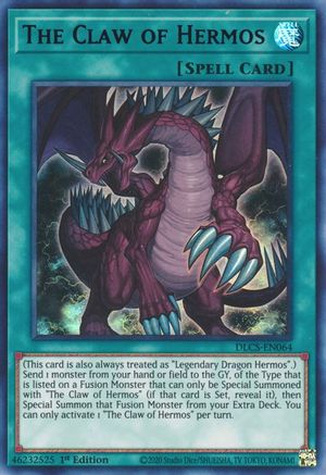 The Claw of Hermos (Purple) [DLCS-EN064] Ultra Rare - Yu-Gi-Oh! - Card Brawlers | Quebec | Canada |