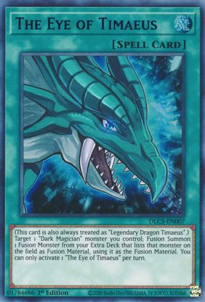 The Eye of Timaeus (Blue) [DLCS-EN007] Ultra Rare - Yu-Gi-Oh! - Card Brawlers | Quebec | Canada |
