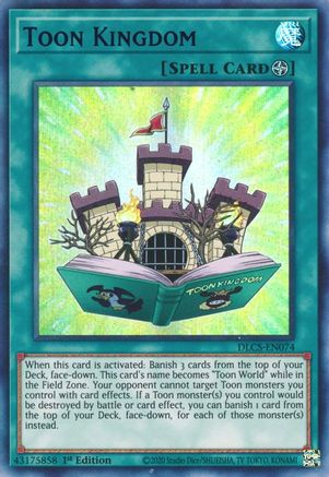 Toon Kingdom (Blue) [DLCS-EN074] Ultra Rare - Yu-Gi-Oh! - Card Brawlers | Quebec | Canada |