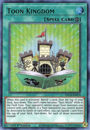 Toon Kingdom (Green) [DLCS-EN074] Ultra Rare - Yu-Gi-Oh! - Card Brawlers | Quebec | Canada |