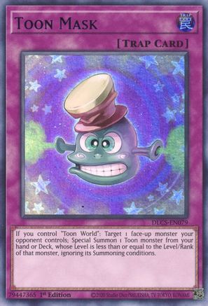 Toon Mask (Blue) [DLCS-EN079] Ultra Rare - Yu-Gi-Oh! - Card Brawlers | Quebec | Canada |