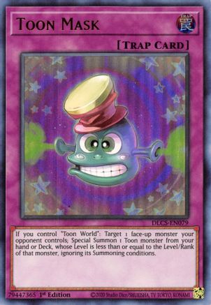 Toon Mask (Green) [DLCS-EN079] Ultra Rare - Yu-Gi-Oh! - Card Brawlers | Quebec | Canada |