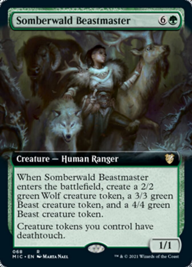 Somberwald Beastmaster (Extended Art) [Innistrad: Midnight Hunt Commander] - Magic: The Gathering - Card Brawlers | Quebec | Canada |