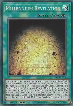 Millennium Revelation [LED7-EN006] Super Rare - Yu-Gi-Oh! - Card Brawlers | Quebec | Canada |