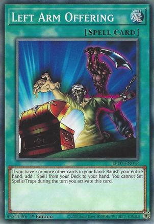 Left Arm Offering [LED7-EN013] Common - Yu-Gi-Oh! - Card Brawlers | Quebec | Canada |