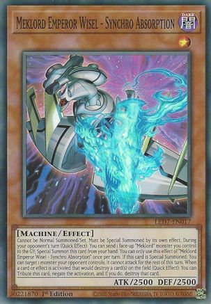 Meklord Emperor Wisel - Synchro Absorption [LED7-EN017] Super Rare - Yu-Gi-Oh! - Card Brawlers | Quebec | Canada |