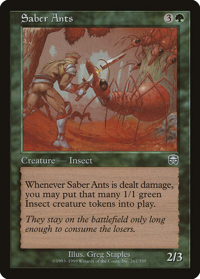 Saber Ants [Mercadian Masques] - Magic: The Gathering - Card Brawlers | Quebec | Canada |