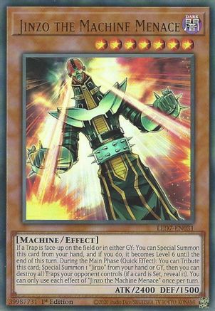 Jinzo the Machine Menace [LED7-EN031] Ultra Rare