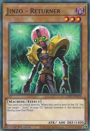 Jinzo - Returner [LED7-EN039] Common - Yu-Gi-Oh! - Card Brawlers | Quebec | Canada |