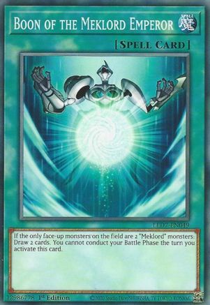 Boon of the Meklord Emperor [LED7-EN049] Common - Yu-Gi-Oh! - Card Brawlers | Quebec | Canada |