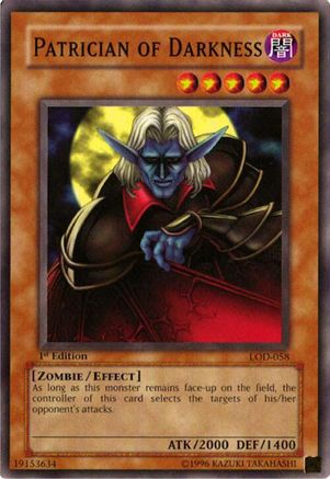 Patrician of Darkness [LOD-058] Common - Yu-Gi-Oh! - Card Brawlers | Quebec | Canada |