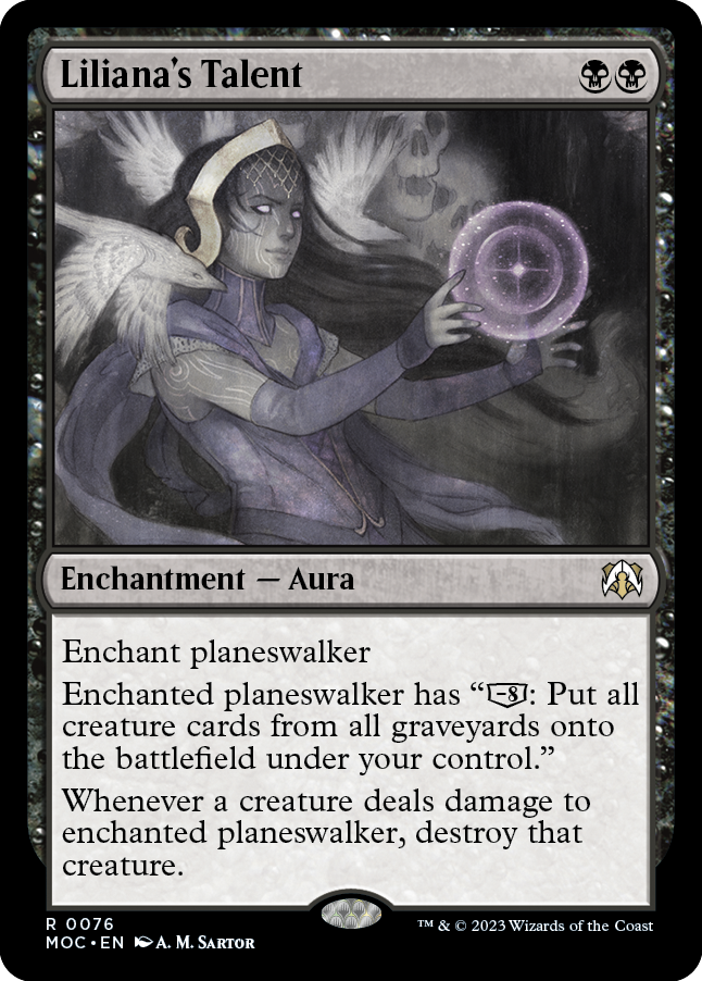 Liliana's Talent [March of the Machine Commander] - Magic: The Gathering - Card Brawlers | Quebec | Canada |