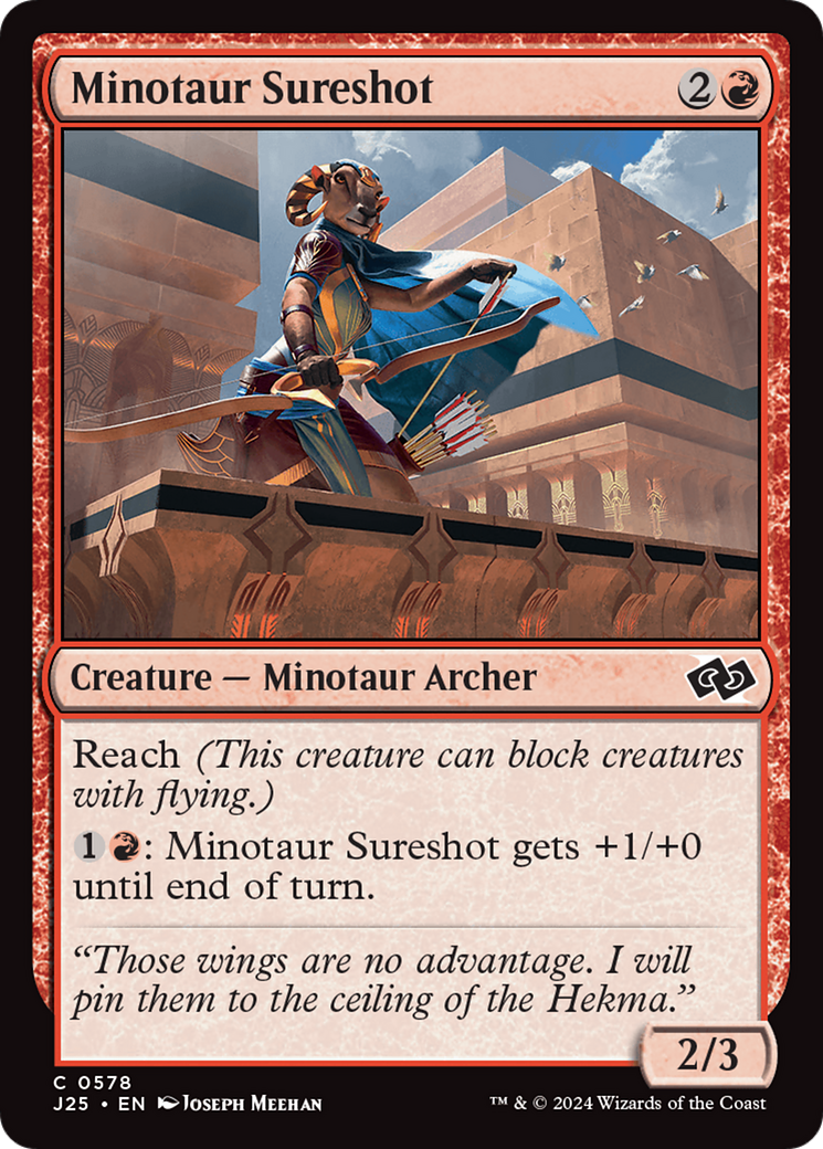 Minotaur Sureshot [Foundations Jumpstart] - Magic: The Gathering - Card Brawlers | Quebec | Canada |