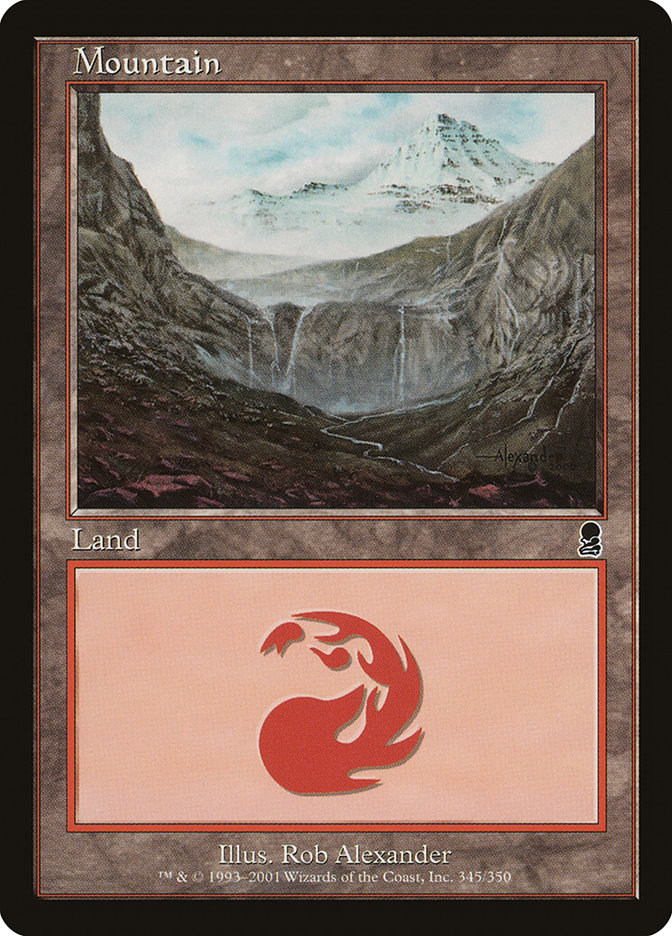 Mountain (345) [Odyssey] - Magic: The Gathering - Card Brawlers | Quebec | Canada |