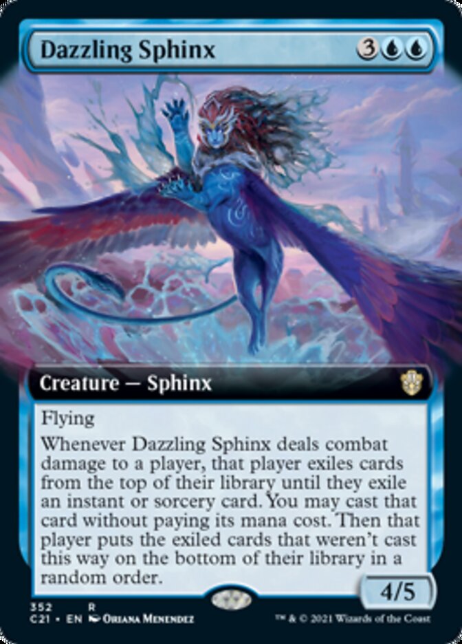 Dazzling Sphinx (Extended Art) [Commander 2021] - Magic: The Gathering - Card Brawlers | Quebec | Canada |