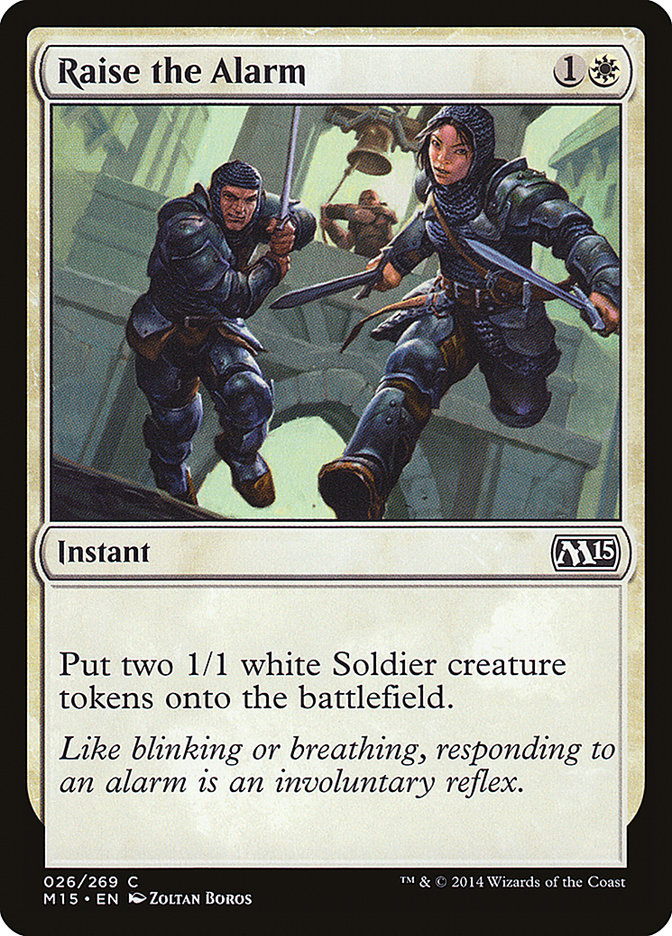 Raise the Alarm [Magic 2015] - Magic: The Gathering - Card Brawlers | Quebec | Canada |