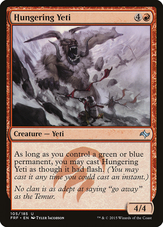 Hungering Yeti [Fate Reforged] - Magic: The Gathering - Card Brawlers | Quebec | Canada |