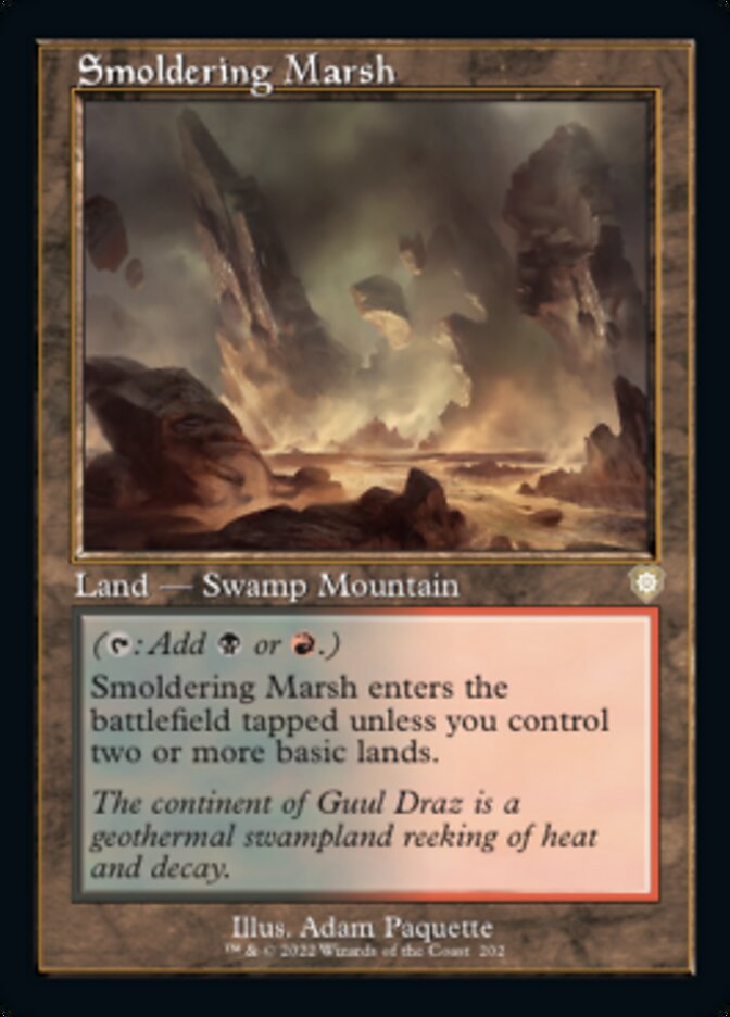 Smoldering Marsh (Retro) [The Brothers' War Commander] - Magic: The Gathering - Card Brawlers | Quebec | Canada |