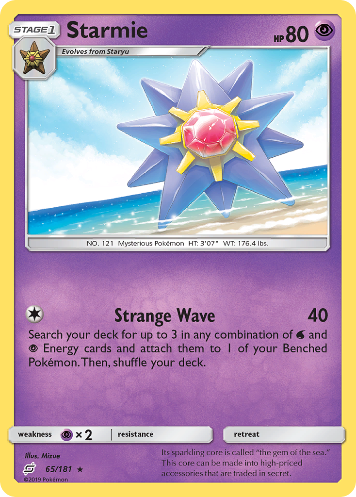 Starmie (65/181) [Sun & Moon: Team Up] - Pokémon - Card Brawlers | Quebec | Canada |