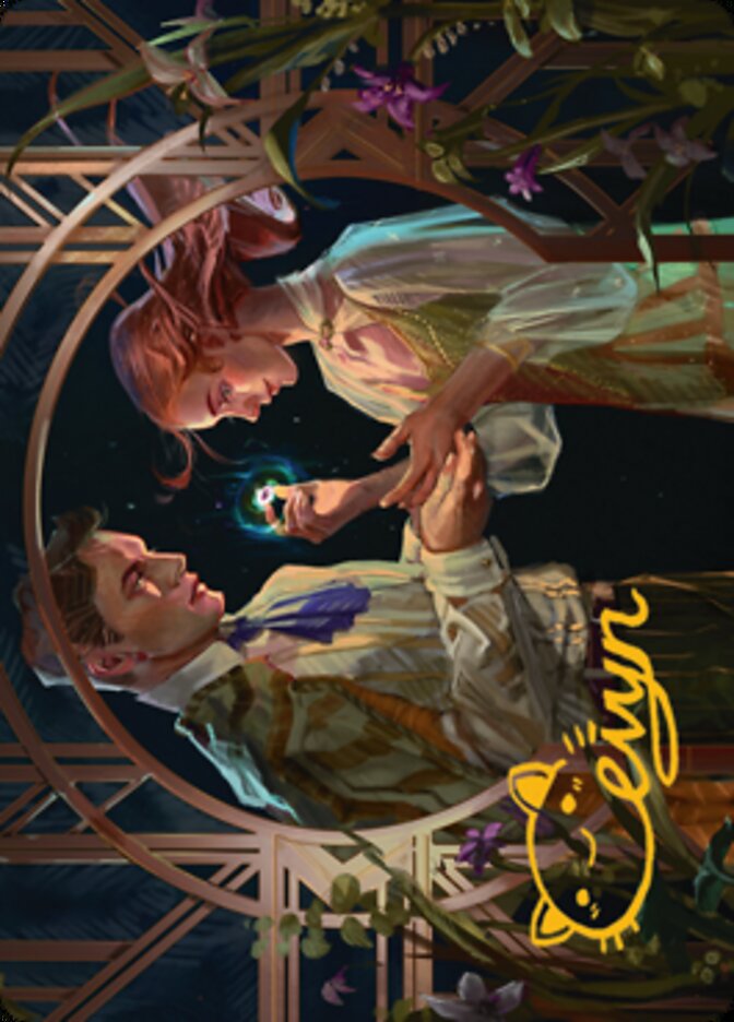 Prosperous Partnership Art Card (Gold-Stamped Signature) [Streets of New Capenna Art Series] - Magic: The Gathering - Card Brawlers | Quebec | Canada |