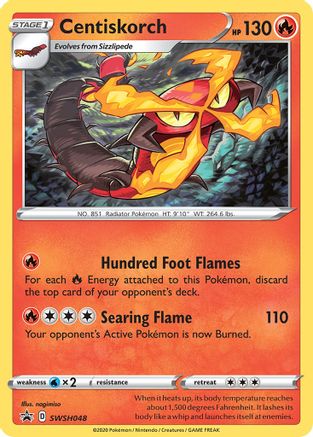 Centiskorch (SWSH048) [Sword & Shield: Black Star Promos] - Pokémon - Card Brawlers | Quebec | Canada |