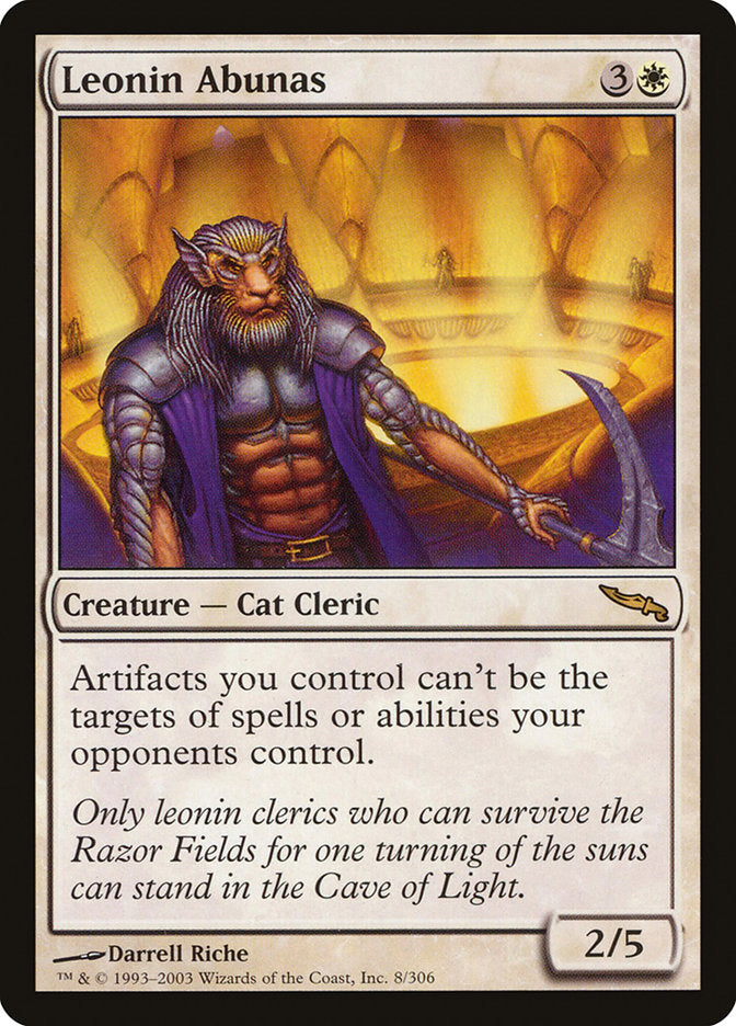 Leonin Abunas [Mirrodin] - Magic: The Gathering - Card Brawlers | Quebec | Canada |