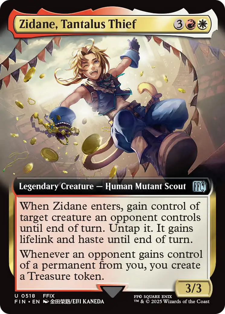 Zidane, Tantalus Thief (Extended Art) [FINAL FANTASY] - Magic: The Gathering - Card Brawlers | Quebec | Canada |