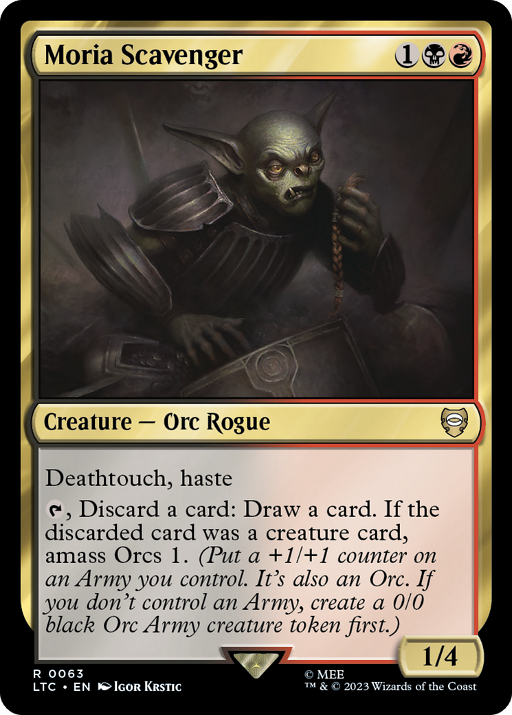 Moria Scavenger [The Lord of the Rings: Tales of Middle-Earth Commander] - Magic: The Gathering - Card Brawlers | Quebec | Canada |