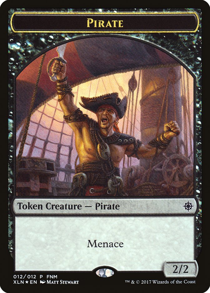 Pirate // Treasure Double-Sided Token [Friday Night Magic 2017] - Magic: The Gathering - Card Brawlers | Quebec | Canada |