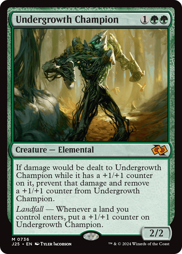 Undergrowth Champion [Foundations Jumpstart] - Magic: The Gathering - Card Brawlers | Quebec | Canada |