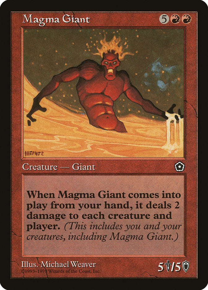 Magma Giant [Portal Second Age] - Magic: The Gathering - Card Brawlers | Quebec | Canada |