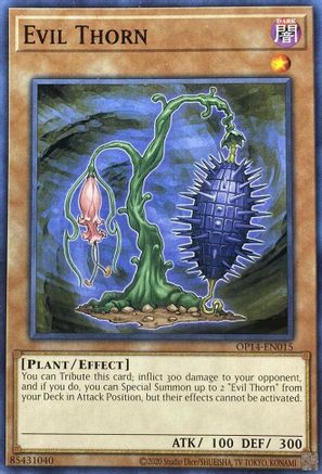 Evil Thorn [OP14-EN015] Common - Yu-Gi-Oh! - Card Brawlers | Quebec | Canada |