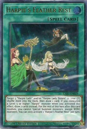 Harpie's Feather Rest [LART-EN029] Ultra Rare - Yu-Gi-Oh! - Card Brawlers | Quebec | Canada |