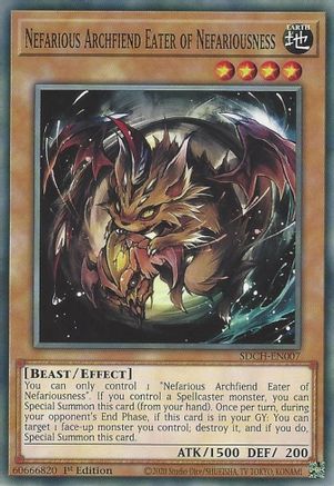 Nefarious Archfiend Eater of Nefariousness [SDCH-EN007] Common - Yu-Gi-Oh! - Card Brawlers | Quebec | Canada |