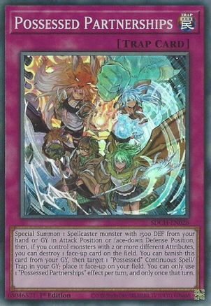 Possessed Partnerships [SDCH-EN028] Super Rare - Yu-Gi-Oh! - Card Brawlers | Quebec | Canada |